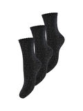 Pieces PCEBBY 3ER-PACK GLITZER SOCKEN, Black, highres - 17114641_Black_928872_001.jpg