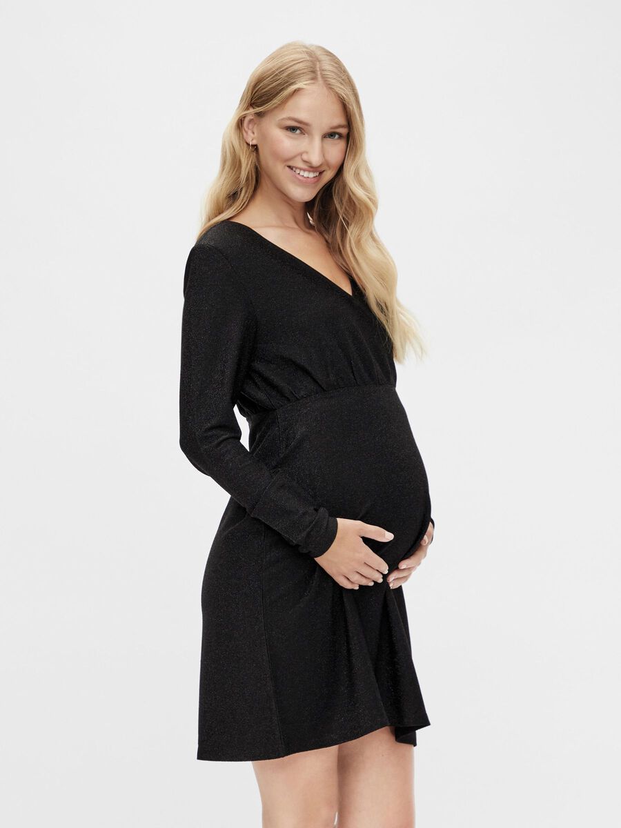 Mama.licious MATERNITY-DRESS DRESS, Black, highres - 20015066_Black_003.jpg