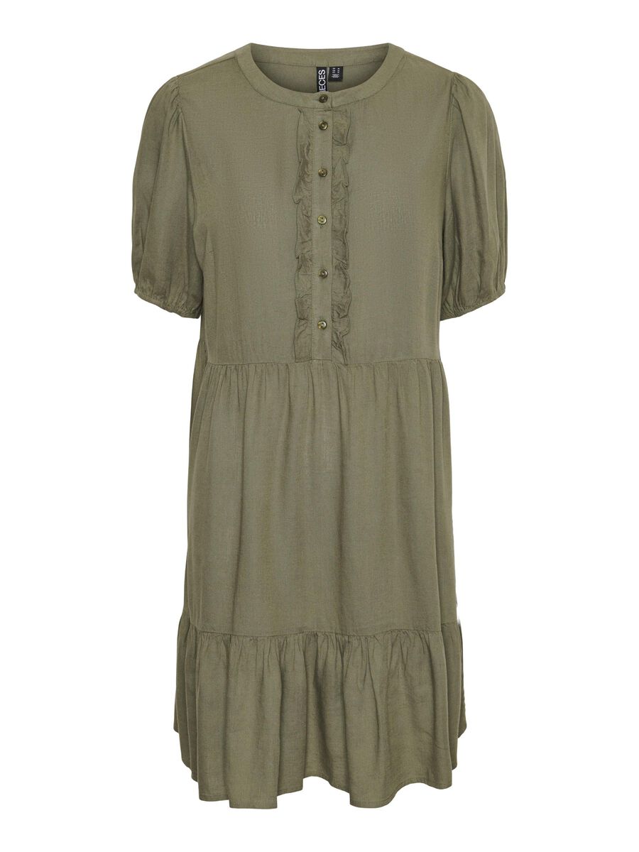 Pieces PCPIA MINI DRESS, Deep Lichen Green, highres - 17152094_DeepLichenGreen_001.jpg