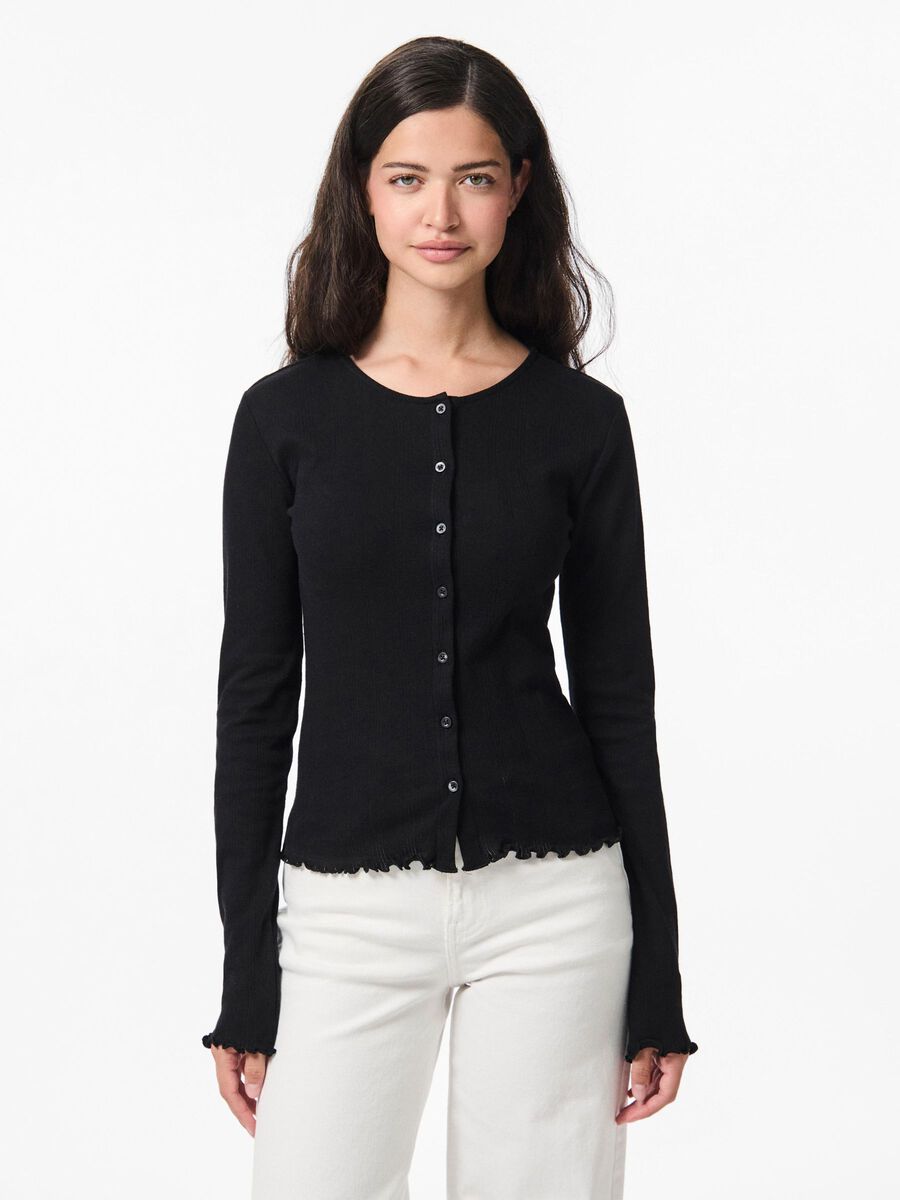 Pieces PCMARIE CARDIGAN, Black, highres - 17152189_Black_003.jpg