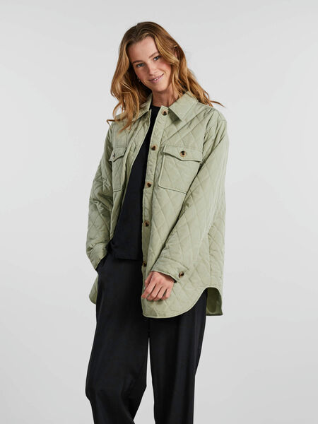 Pieces PCTAYLOR QUILTED JACKET, Tea, highres - 17132717_Tea_003.jpg