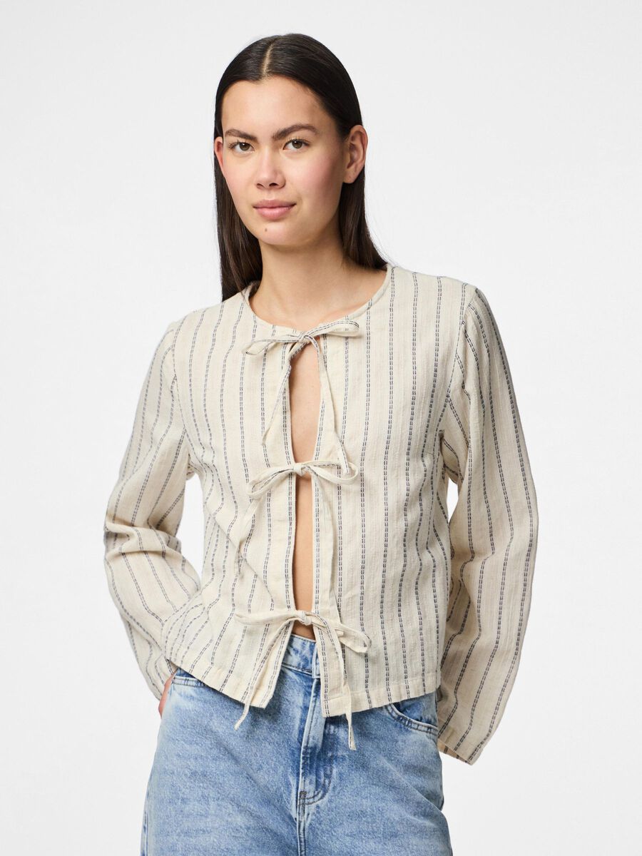 Pieces PCTIMBER TIE LONG SLEEVED TOP, Birch, highres - 17157592_Birch_1182351_003.jpg