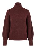 Pieces PCCAVA KNITTED PULLOVER, Red Mahogany, highres - 17114704_RedMahogany_858798_001.jpg