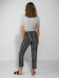 Pieces STRIPED CROPPED TROUSERS, Black, highres - 17091176_Black_639468_004.jpg