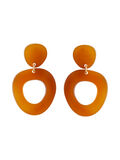 Pieces MARBLE FINISH DROP EARRINGS, Bison, highres - 17101306_Bison_001.jpg