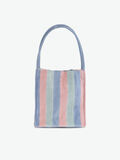 Pieces STRIPED SUEDE SHOPPER BAG, Harbor Gray, highres - 17093882_HarborGray_002.jpg