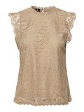 Pieces PCOLLINE LACE SLEEVELESS TOP, Irish Cream, highres - 17120454_IrishCream_001.jpg