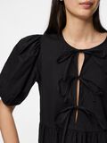 Pieces PCJOLLY TIE PUFF SLEEVED TOP, Black, highres - 17148315_Black_006.jpg