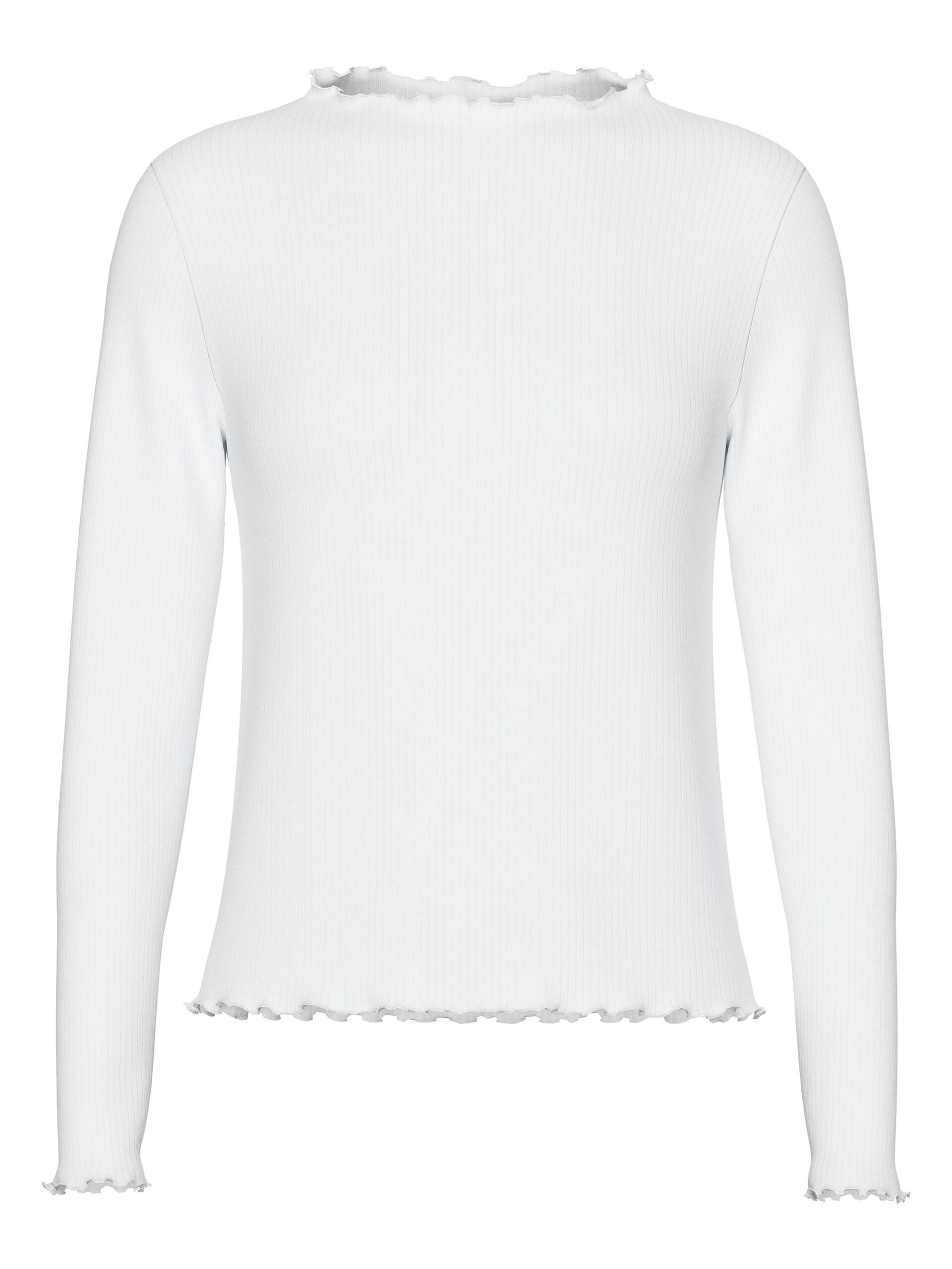 Carousel image - PCNICCA LONG SLEEVED TOP, Bright White | 6