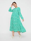 Pieces BLOMSTERPRINTET MIDI KJOLE, Simply Green, highres - 17097823_SimplyGreen_721144_005.jpg