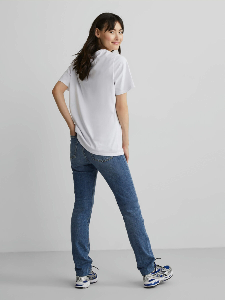 Pieces PCHEAVEN T-SHIRT, Bright White, highres - 17123536_BrightWhite_925884_004.jpg