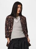 Product image thumbnail - PCBOSELLA 3/4 PRINTED BLAZER, Major Brown | 1