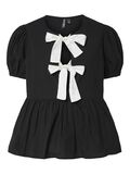 Pieces PCGOLLY TOP MED PUFÆRMER, Black, highres - 17155915_Black_1165574_001.jpg