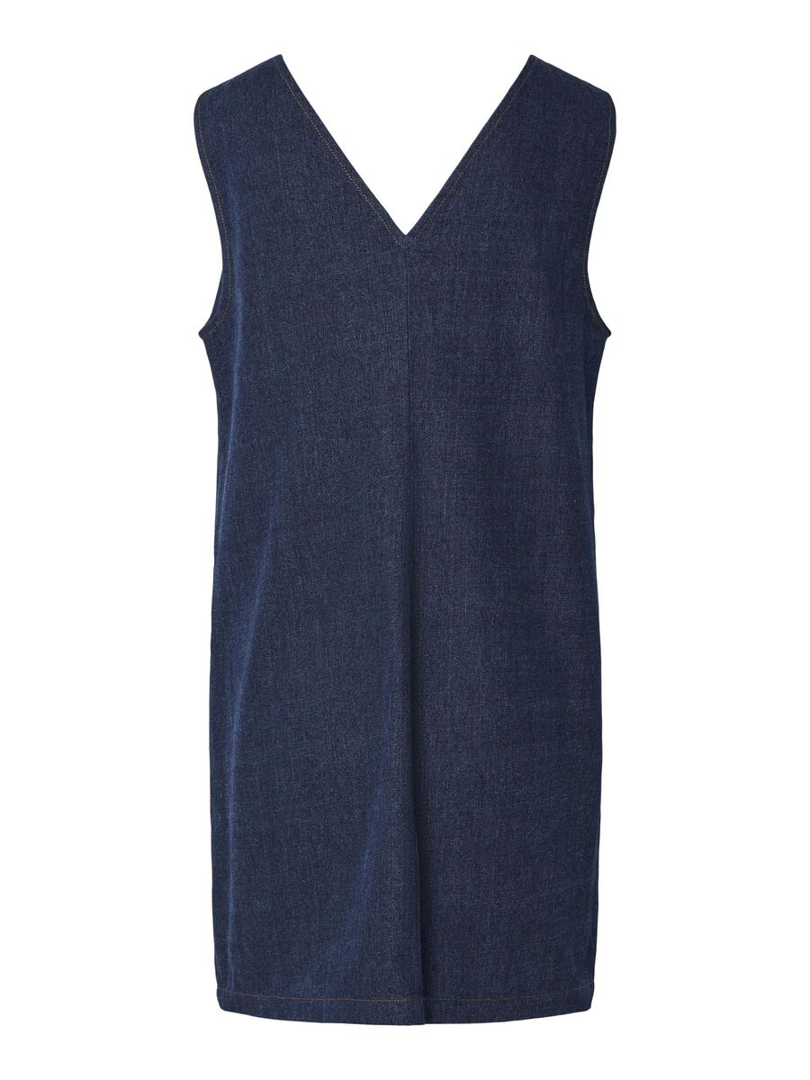 Pieces PCFABIA DENIMKJOLE, Dark Blue Denim, highres - 17160243_DarkBlueDenim_002.jpg