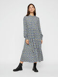 Product image thumbnail - FLORAL-PRINT TIERED MIDI DRESS, Night Sky | 1