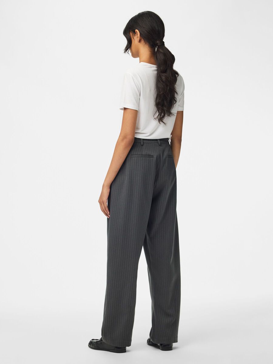 Product carousel image 2 PCFALKA MW BARREL  TROUSERS, Asphalt