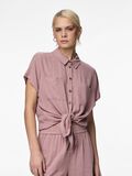 Pieces PCVINSTY LINEN-BLEND SHIRT, Woodrose, highres - 17124357_Woodrose_003.jpg