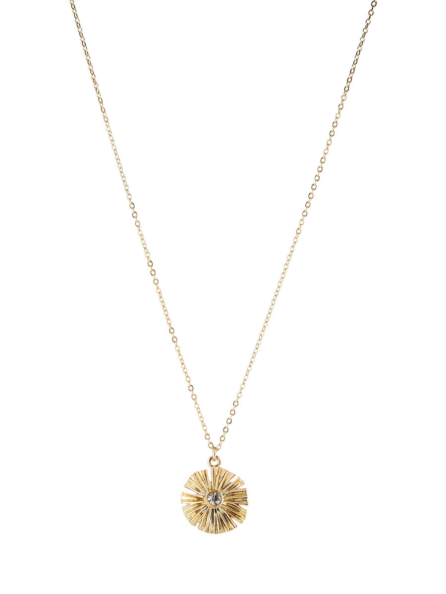 Pieces BLOEMENHANGER KETTING, Gold Colour, highres - 17105423_GoldColour_008.jpg