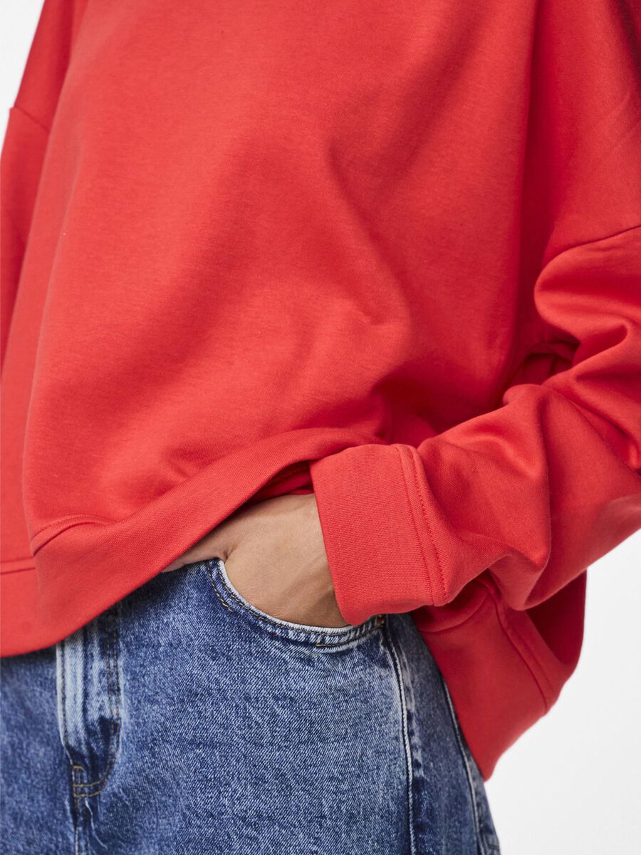 Carousel image - PCCHILLI LOOSE FIT BLUZA SPORTOWA, Poppy Red | 4