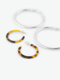 Pieces 2-PACK HOOP EARRINGS, Silver Colour, highres - 17099794_SilverColour_002.jpg