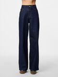 Pieces PCSELMA HW WIDE FIT JEANS, Dark Blue Denim, highres - 17151209_DarkBlueDenim_003.jpg