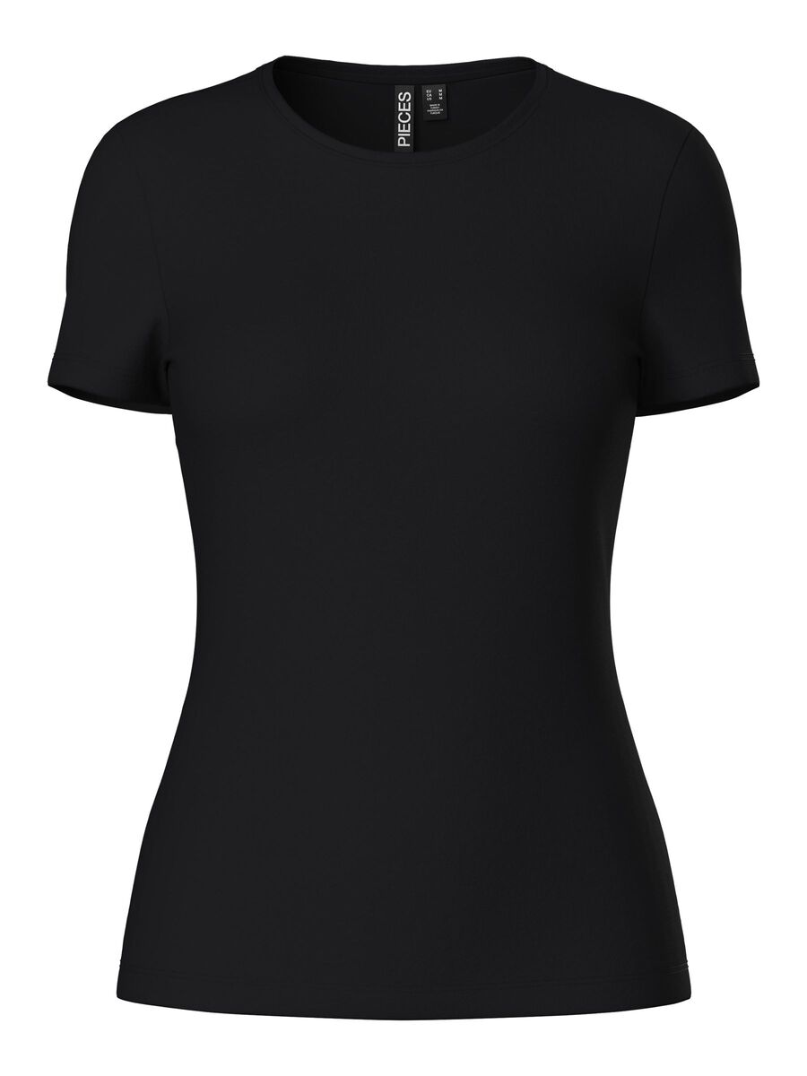 Pieces T-SHIRT, Black, highres - 17082526_Black_001.jpg