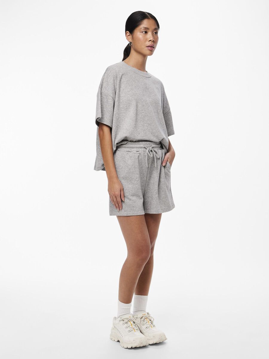 Product carousel image - PCCHILLI SWEAT SHORTS, Light Grey Melange | 2