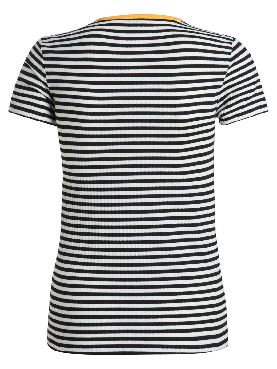 Pieces STRIPED T-SHIRT, Black, highres - 17079330_Black_002.jpg