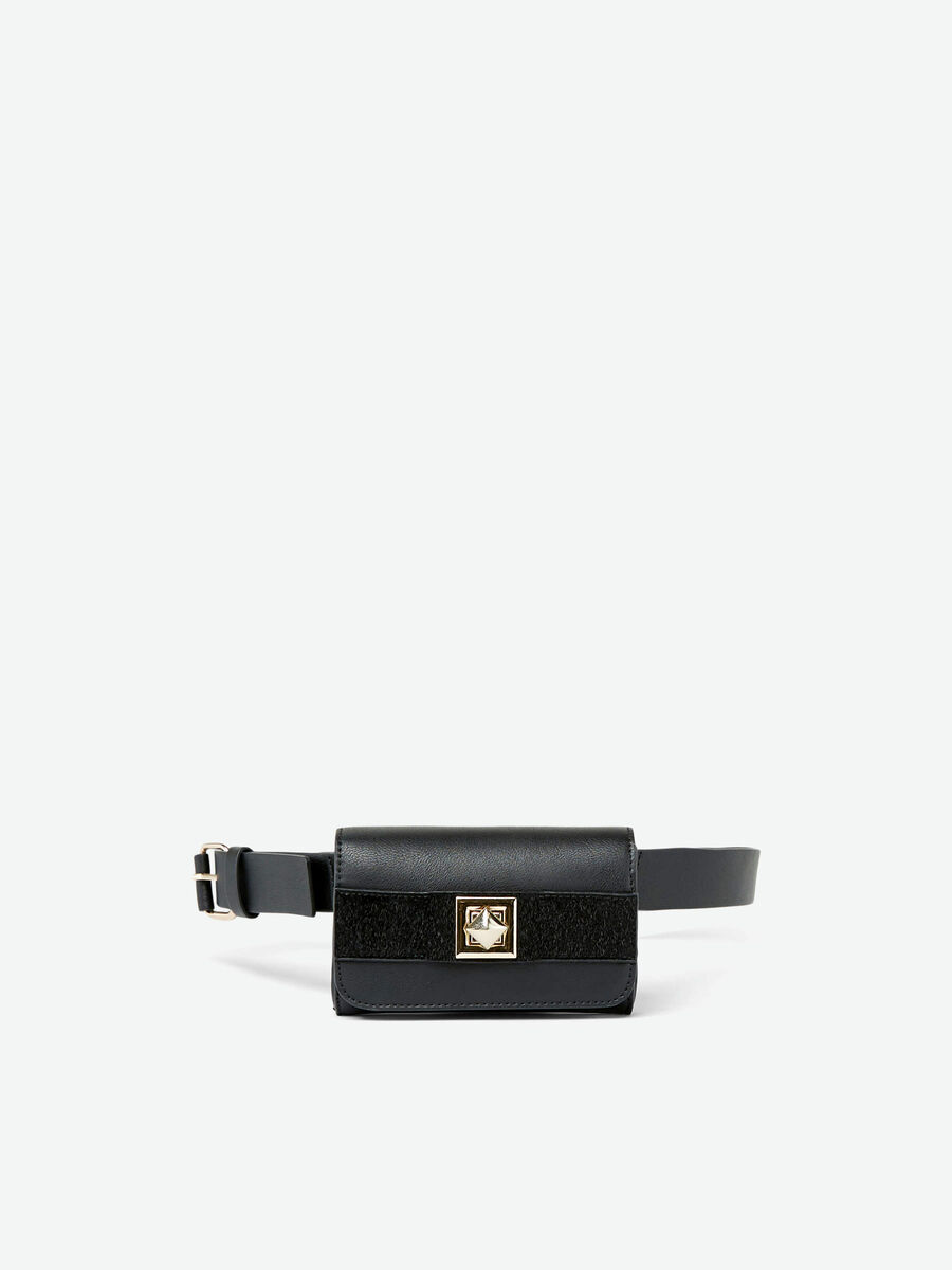 Pieces BOXY BELT BAG, Black, highres - 17097671_Black_001.jpg