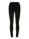 Pieces HIGH WAIST SKINNY FIT JEANS, Black, highres - 17086369_Black_001.jpg