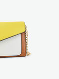 Product image thumbnail - COLOUR BLOCKING CLUTCH, Cognac | 5