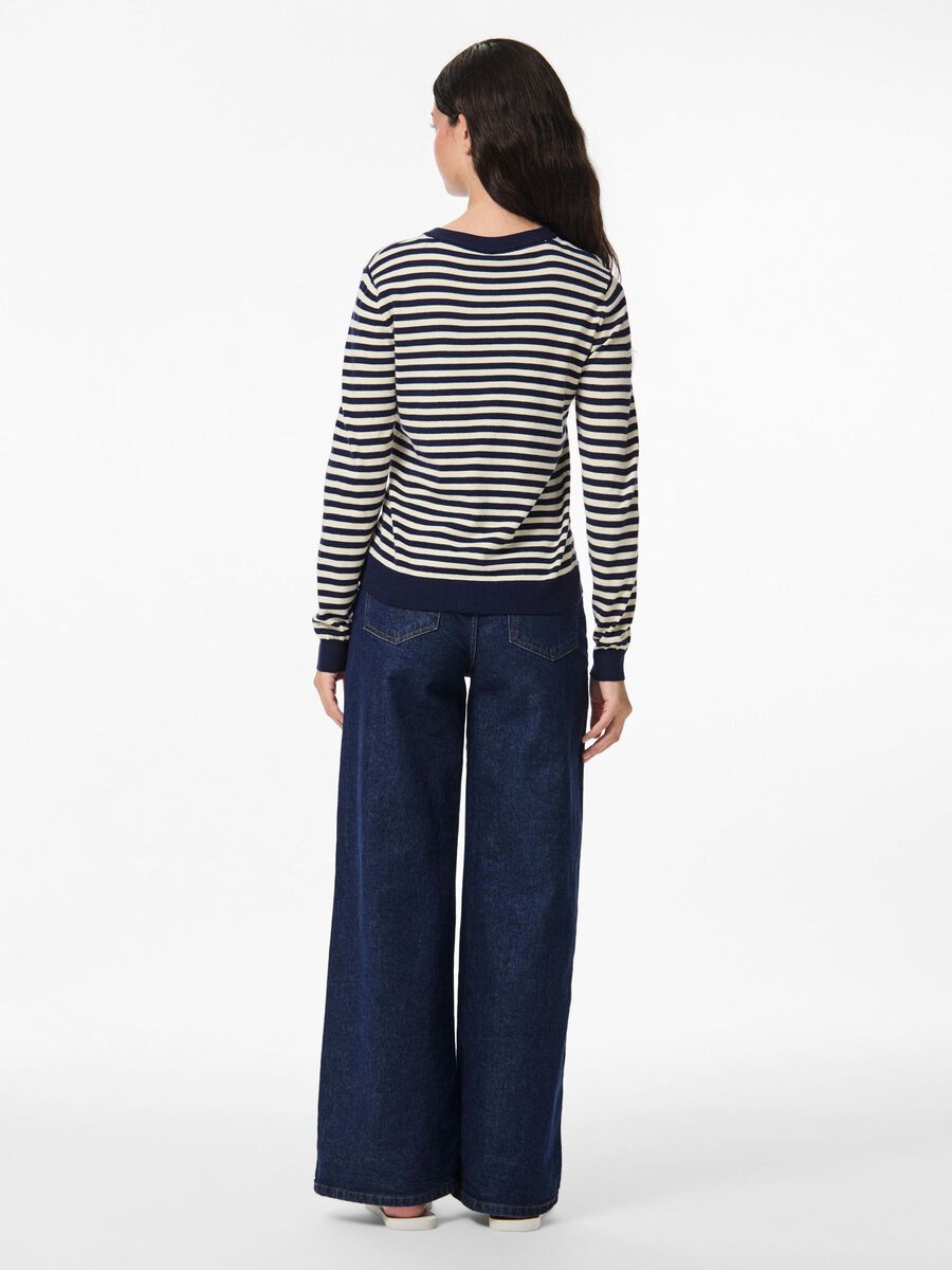 Pieces PCNORA KNITTED CARDIGAN, Maritime Blue, highres - 17154558_MaritimeBlue_1224761_004.jpg