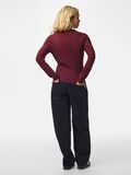thumbnail Pcofelia  long sleeved top, colour: tawny port,, back