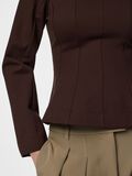 Product image thumbnail - PCGUNHILD BOATNECK  BLUSE, Hot Fudge | 4