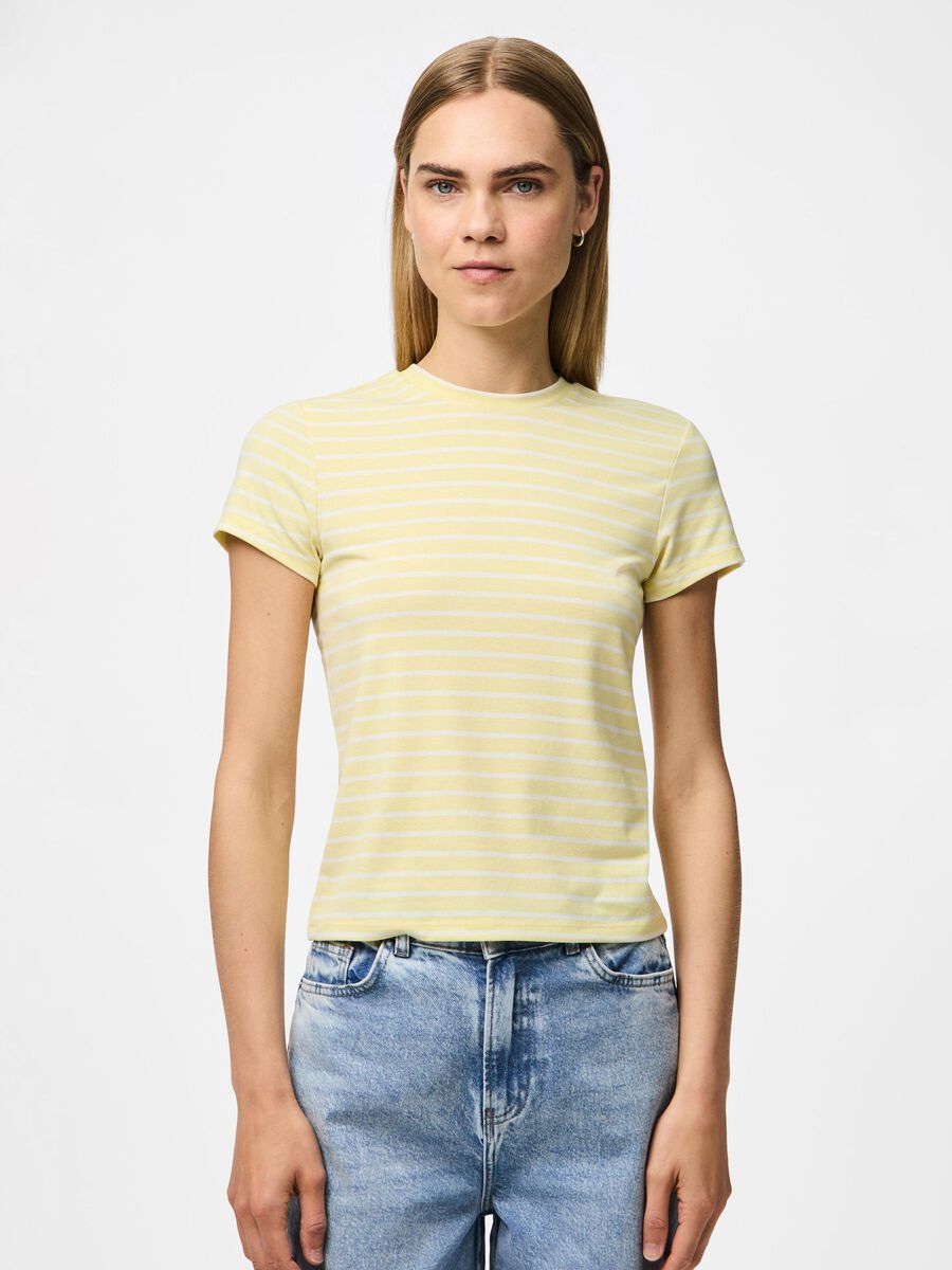 Pieces PCMONIQUE CAP SLEEVE TOP, French Vanilla, highres - 17163547_FrenchVanilla_1248243_003.jpg