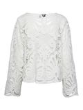 Pieces PCLYKKE LONG SLEEVED TOP, Bright White, highres - 17152547_BrightWhite_002.jpg
