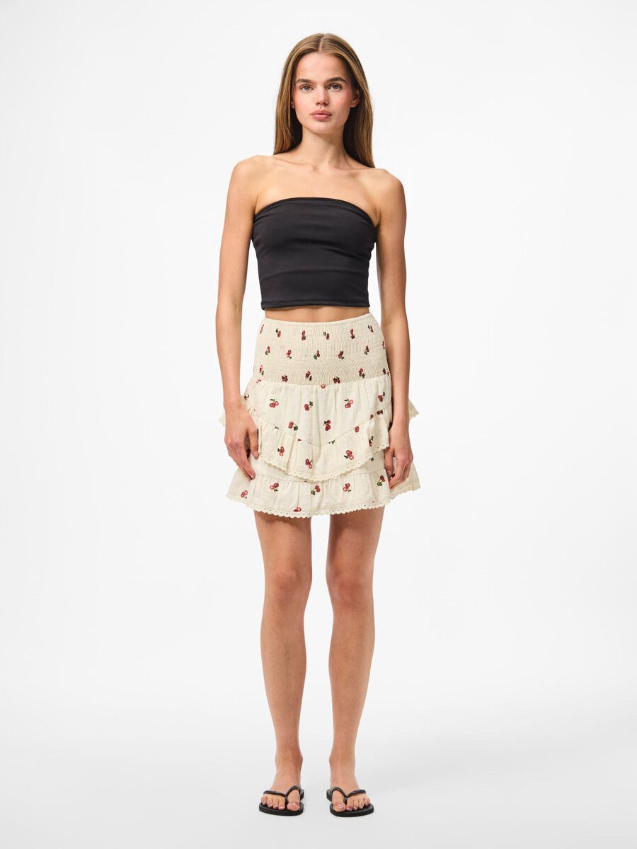 Carousel image - PCTHEA MINI SKIRT, Cloud Cream | 3