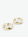 Pieces TWISTED HOOP EARRINGS, Gold Colour, highres - 17102638_GoldColour_002.jpg