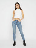 Pieces TAILLE MI-HAUTE JEAN SLIM, Light Blue Denim, highres - 17100979_LightBlueDenim_005.jpg