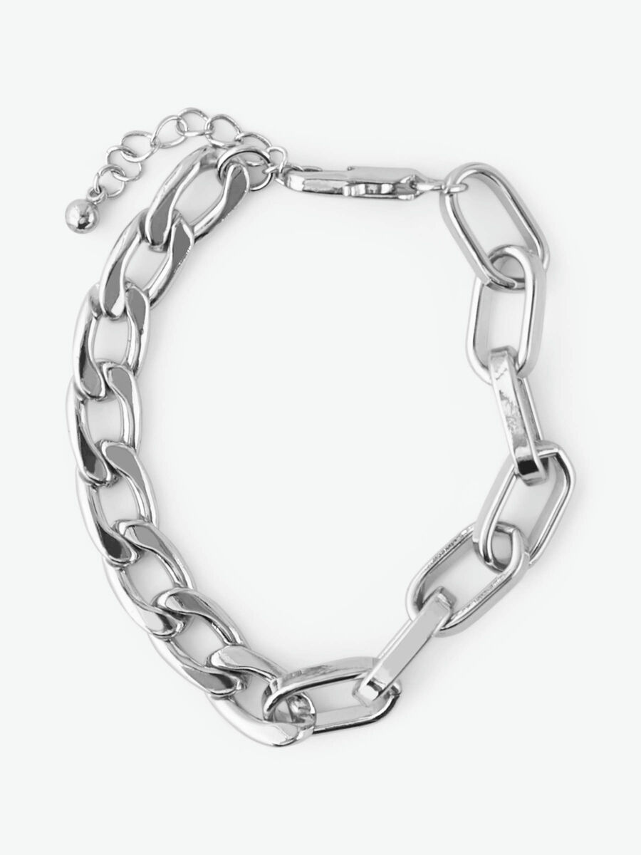 Pieces KETTEN ARMBAND, Silver Colour, highres - 17105986_SilverColour_001.jpg