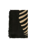 Pieces ANIMAL-PRINT SCARF, Black, highres - 17098114_Black_002.jpg