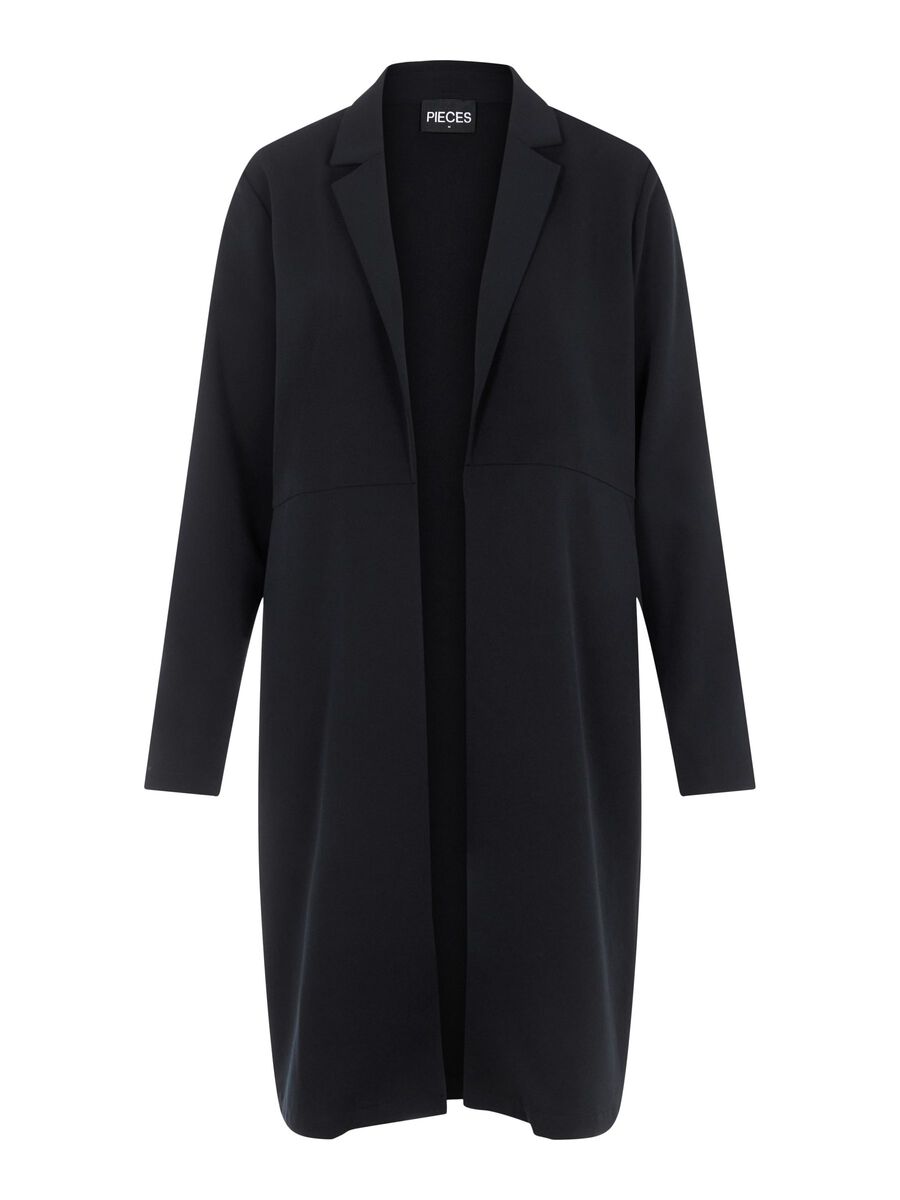 Pieces LONGLINE BLAZER, Black, highres - 17113296_Black_001.jpg