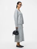 Product image thumbnail - PCPAM KNITTED CARDIGAN, Medium Grey Melange | 5