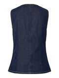 Product image thumbnail - PCJULES  DENIM VEST, Dark Blue Denim | 2