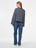Pieces PCFIONA MED SKULDERPUDER STRIBET TOP, Maritime Blue, highres - 17157733_MaritimeBlue_1183425_004.jpg