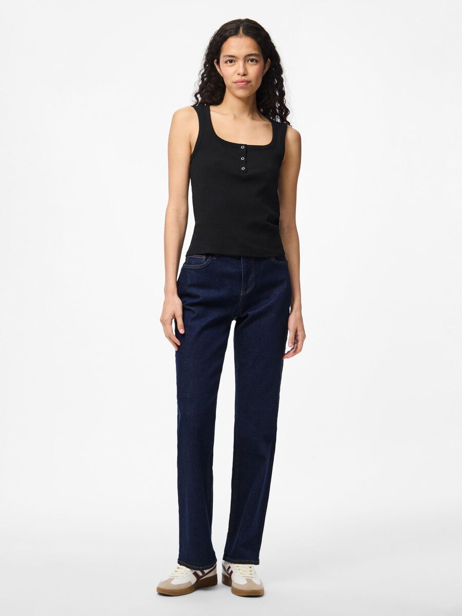 Pieces PCKITTE MOUWLOZE TOP, Black, highres - 17163782_Black_005.jpg