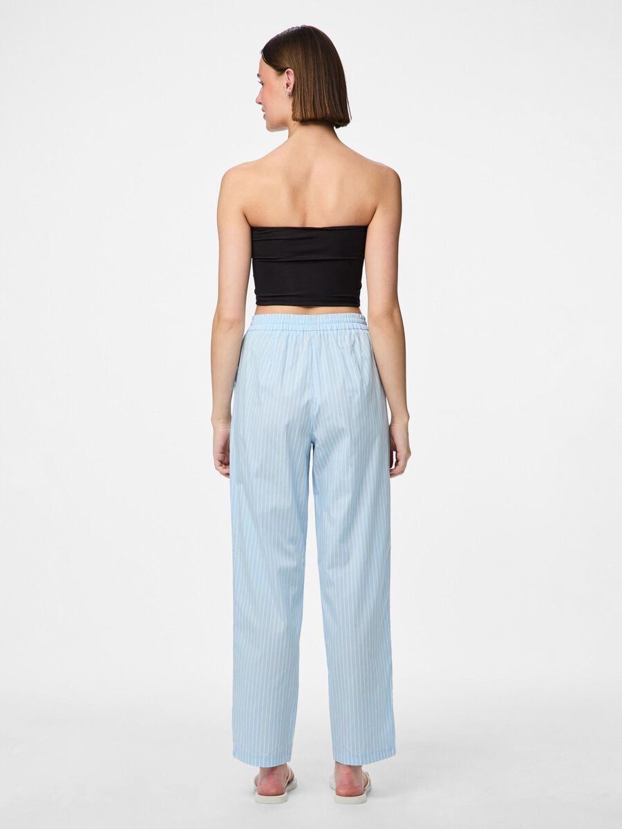 Pieces PCPENNY HIGH WAISTED TROUSERS, Airy Blue, highres - 17149323_AiryBlue_1104182_004.jpg