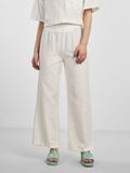 Pieces PCMILANO LINEN-BLEND TROUSERS, Bright White, highres - 17140963_BrightWhite_003.jpg