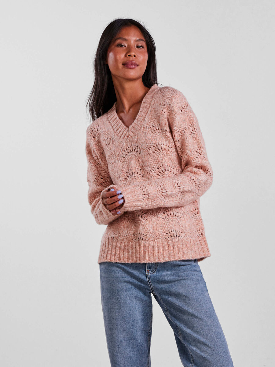 Pieces PCBIBBI STRICKPULLOVER, Rose Cloud, highres - 17126613_RoseCloud_003.jpg