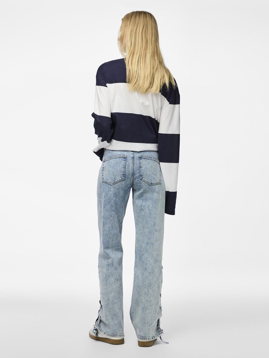Pieces PCFENDA TMH JEAN DROIT, Light Blue Denim, highres - 17157752_LightBlueDenim_004.jpg